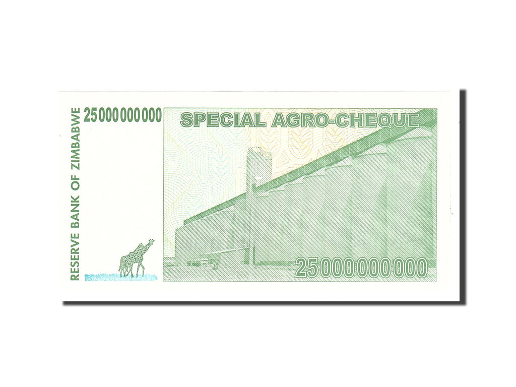 Zimbabwe, 25 Billion Dollars, 2008, 2008-05-15, KM:62, UNC(65-70)