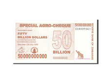 Billete, 50 Billion Dollars, 2008, Zimbabue, KM:63, 2008-08-08, UNC