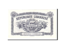 Lebanon, 5 Piastres, 1944, KM:38, 1944-02-15, UNC(63)