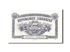Lebanon, 5 Piastres, 1944, KM:38, 1944-02-15, UNC(63)
