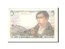 Frankreich, 5 Francs, 1945, KM:98a, 1945-04-05, EF(40-45), Fayette:5.6