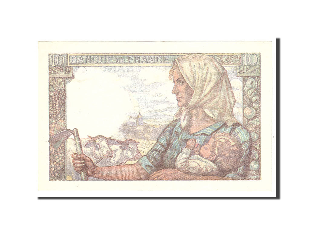 France, 10 Francs, 1949, KM:99f, 1949-03-10, UNC(63), Fayette:8.20