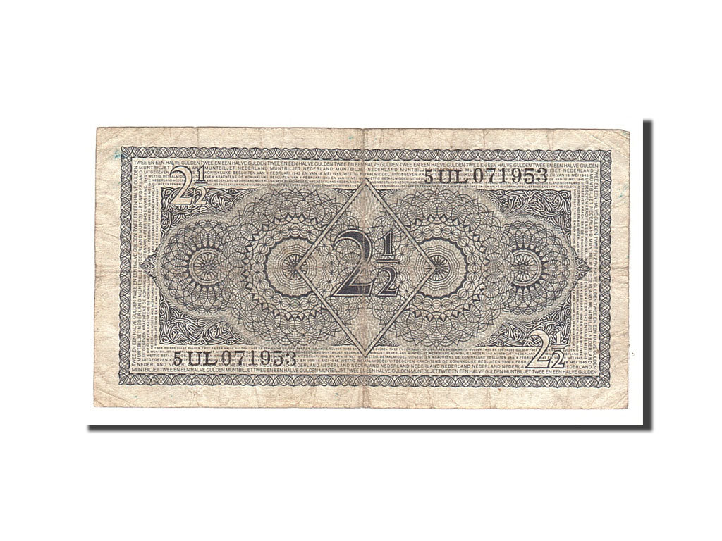 Banknote, Netherlands, 2 1/2 Gulden, 1949, 1949-08-08, KM:73, VF(20-25)