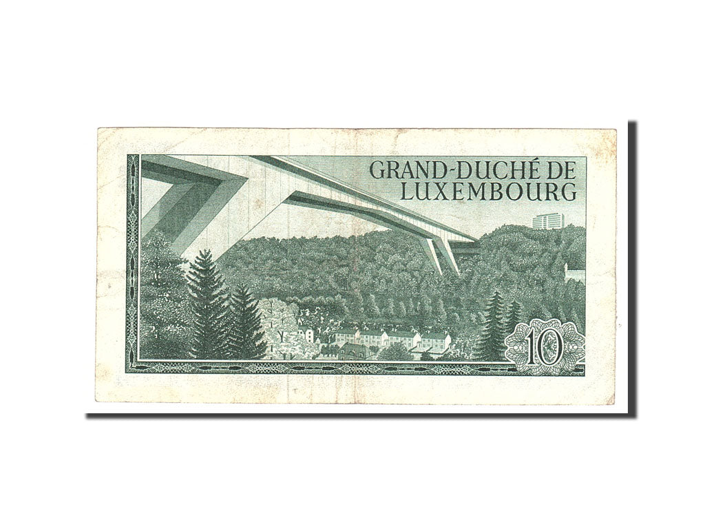Luxembourg, 10 Francs, 1967, KM:53a, 1967-03-20, EF(40-45)