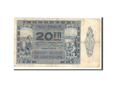 Banknote, Luxembourg, 20 Francs, 1929, 1929-10-01, KM:37a, EF(40-45)