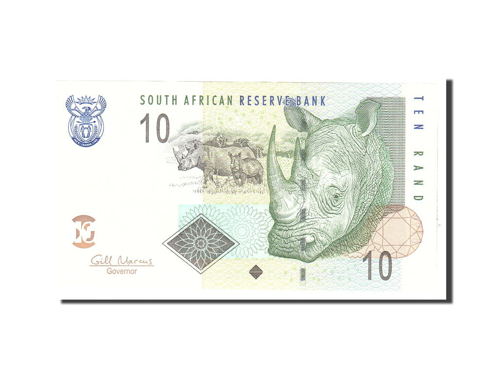 Banknote, South Africa, 10 Rand, 2005, Undated, KM:128b, UNC(65-70)