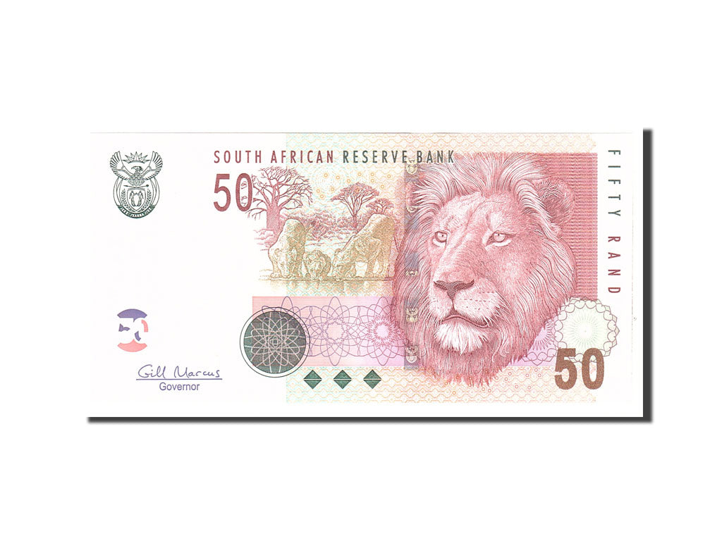 Banknote, South Africa, 50 Rand, 2005, Undated, KM:130b, UNC(65-70)