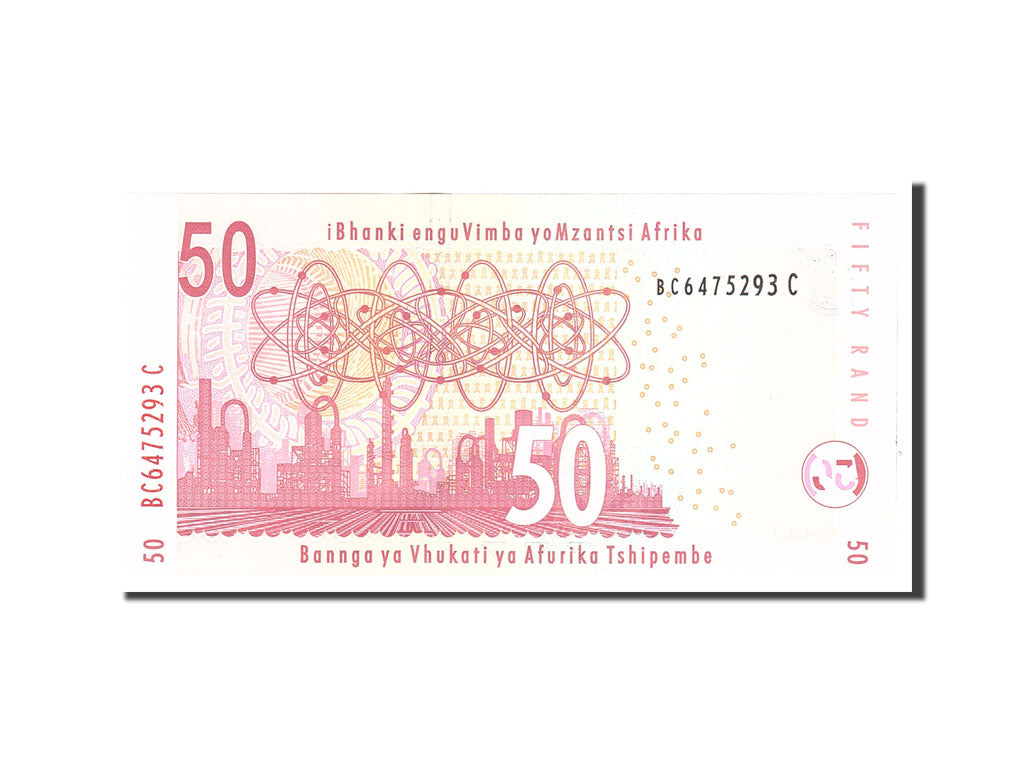 Banknote, South Africa, 50 Rand, 2005, Undated, KM:130b, UNC(65-70)