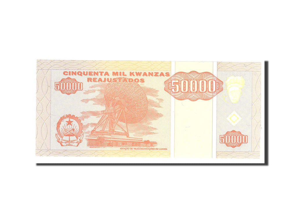 Billet, Angola, 50,000 Kwanzas Reajustados, 1995, 1995-05-01, KM:138, NEUF