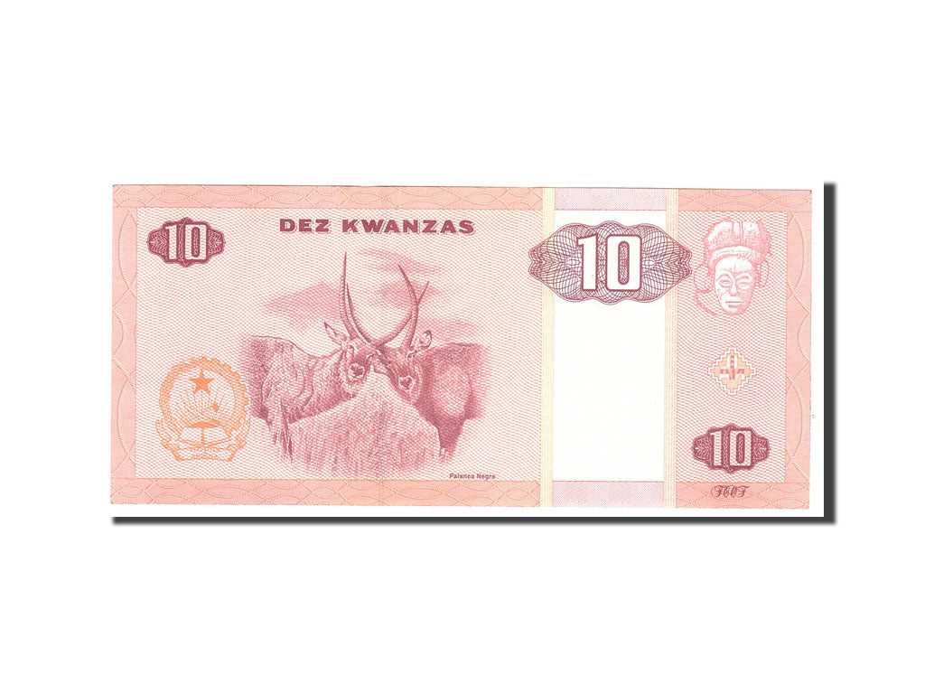 Angola, 10 Kwanzas, 2010, Undated, KM:145b, UNC(65-70)