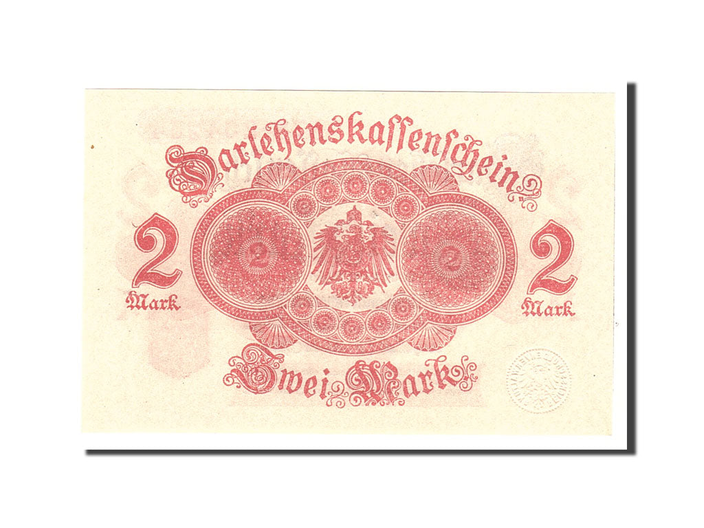 Germany, 2 Mark, 1914, KM:53, 1914-08-12, UNC(65-70)