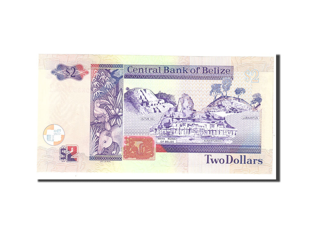 Banconote, Belize, 2 Dollars, 2011, KM:66d, 2011-11-01, FDS