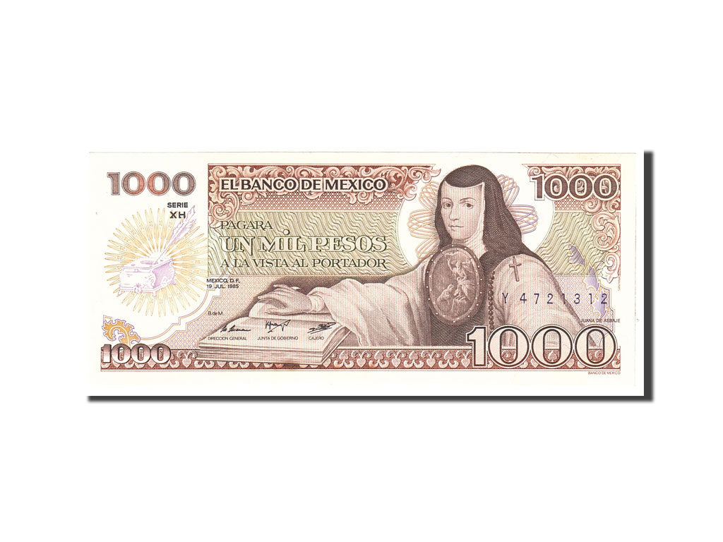 Banknote, Mexico, 1000 Pesos, 1985, Undated, KM:85, UNC(65-70)