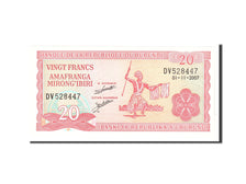 Banknote, Burundi, 20 Francs, 2007, 2007-11-01, KM:27d, UNC(65-70)
