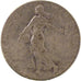 FRANCE, Semeuse, 50 Centimes, 1905, Paris, VF(20-25), Silver, 18.1, Gadoury...