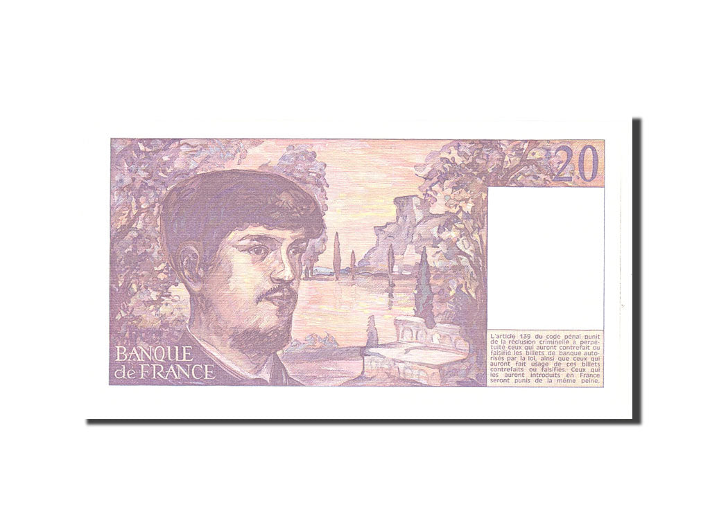 Geldschein, Frankreich, 20 Francs, 1981, Undated, UNZ, Fayette:66.2, KM:151a