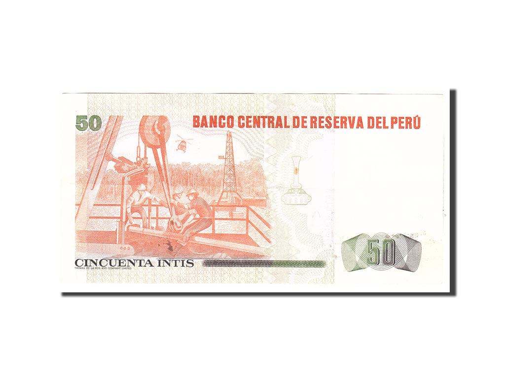 Banknote, Peru, 50 Intis, 1985, 1985-04-03, KM:130, EF(40-45)