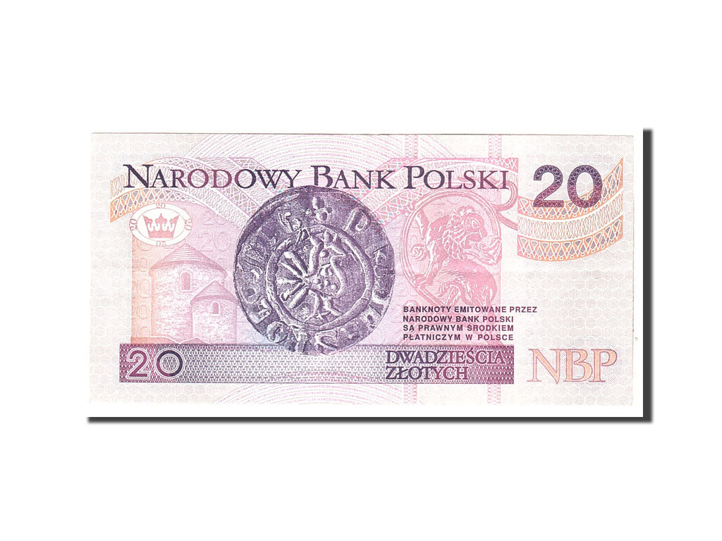 Poland, 20 Zlotych, 1994, KM:174a, 1994-03-25, EF(40-45)