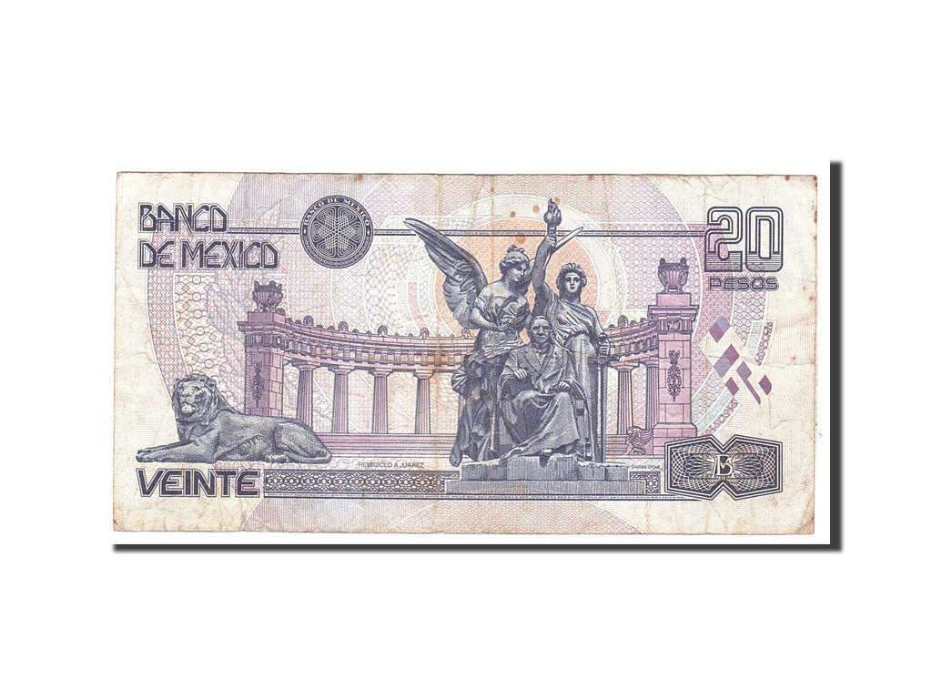 Banknote, Mexico, 20 Pesos, 1998, 1998-03-17, KM:106c, VF(30-35)