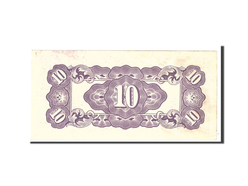 Netherlands Indies, 10 Cents, 1942, KM:121c, Undated, AU(55-58)
