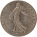 FRANCE, Semeuse, 50 Centimes, 1908, Paris, EF(40-45), Silver, 18.1, Gadoury...