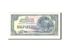 INDIE OLANDESI, 1/2 Gulden, 1942, KM:122b, Undated, BB+
