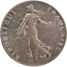 FRANCE, Semeuse, 50 Centimes, 1908, Paris, KM #854, AU(55-58), Silver, 18.1,...
