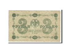 Russia, 3 Rubles, 1918, KM:87, Undated, EF(40-45)