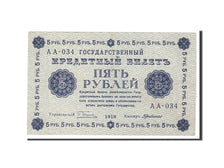 Russia, 5 Rubles, 1918, KM:88, Undated, EF(40-45)