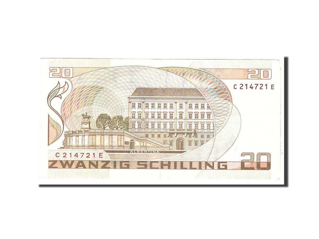 Banknote, Austria, 20 Schilling, 1986, 1986-10-01, KM:148, EF(40-45)