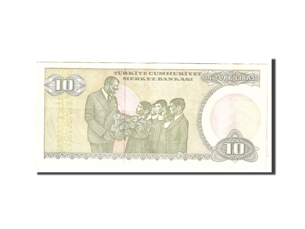 Banknote, Turkey, 10 Lira, 1979, Undated, KM:192, EF(40-45)