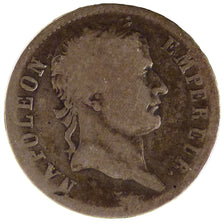 FRANCE, Napoléon I, Franc, 1812, Perpignan, KM #692.12, VG(8-10), Silver, Gadour