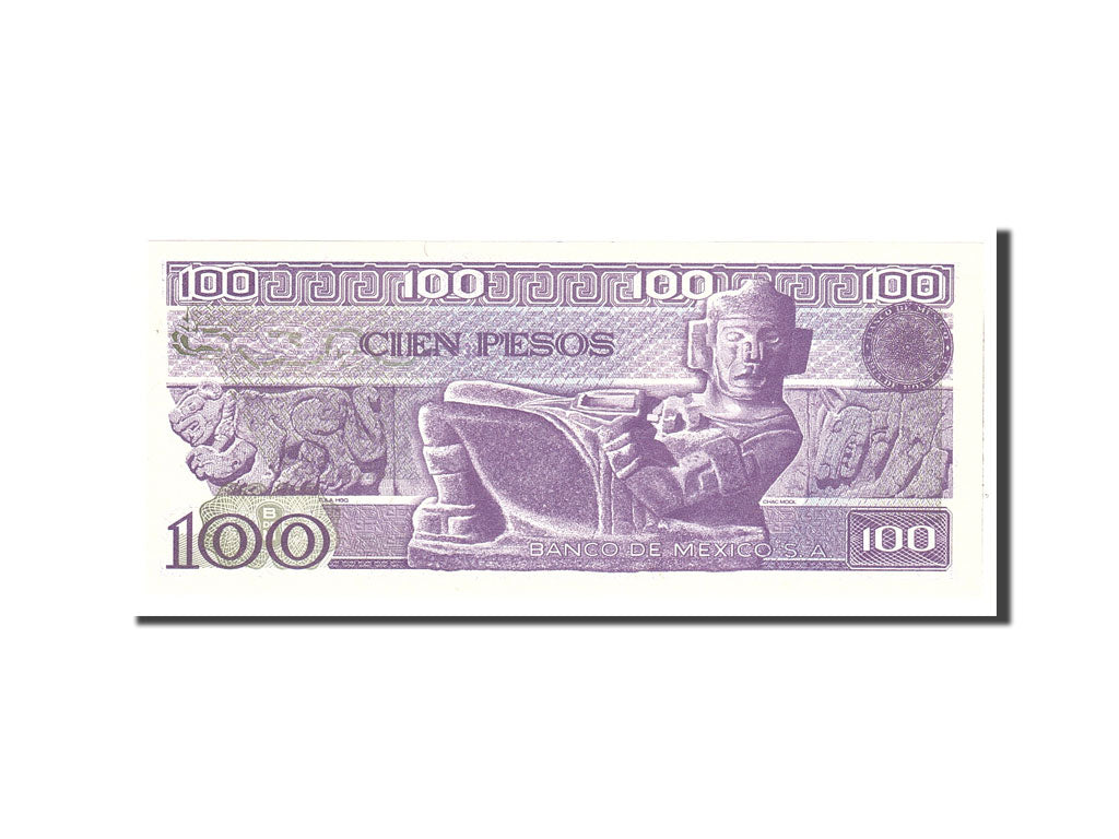 Banknote, Mexico, 100 Pesos, 1982, 1982-03-25, KM:74c, UNC(65-70)