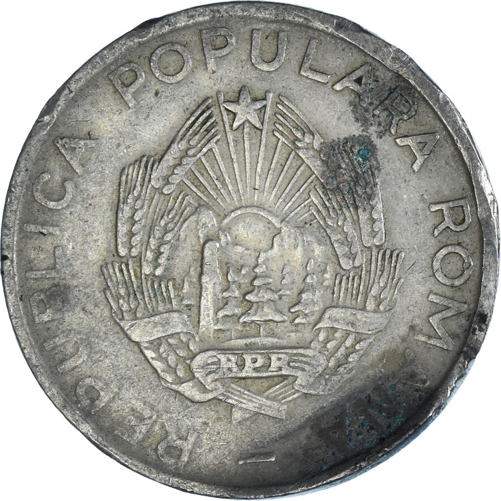 Monnaie, Roumanie, 25 Bani, 1954