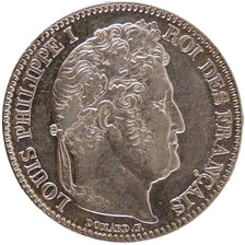 FRANCE, Louis-Philippe, Franc, 1847, Paris, KM #748.1, AU(50-53), Silver,...
