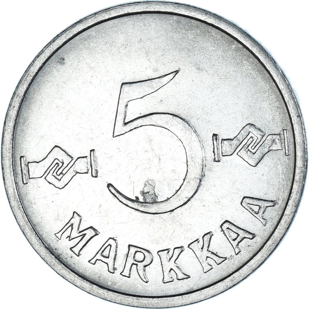 Moneta, Finlandia, 5 Markkaa, 1961