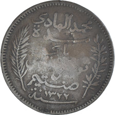 Münze, Tunesien, 5 Centimes, 1904