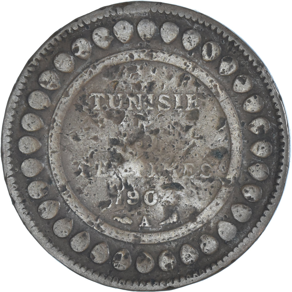 Münze, Tunesien, 5 Centimes, 1904