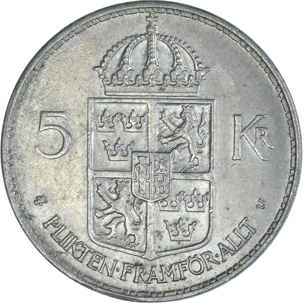 Moeda, Suécia, 5 Kronor, 1972