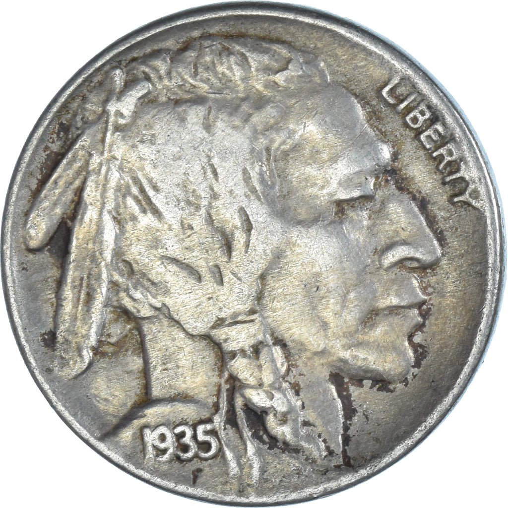 Coin, United States, 5 Cents, 1935