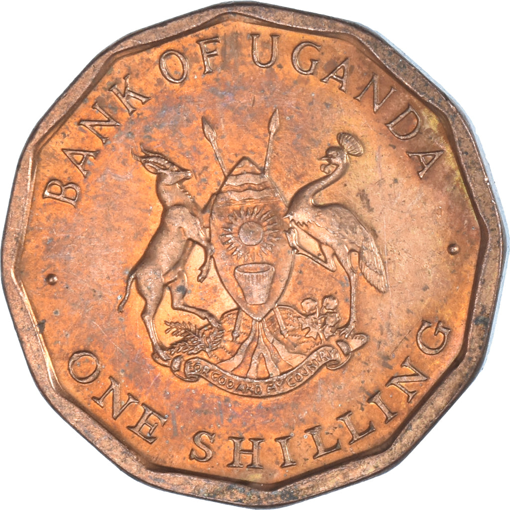Coin, Uganda, Shilling, 1987
