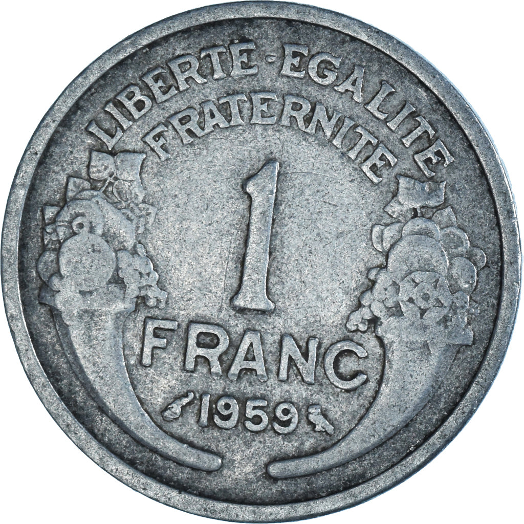 Moneta, Francja, 1 Franc, 1959