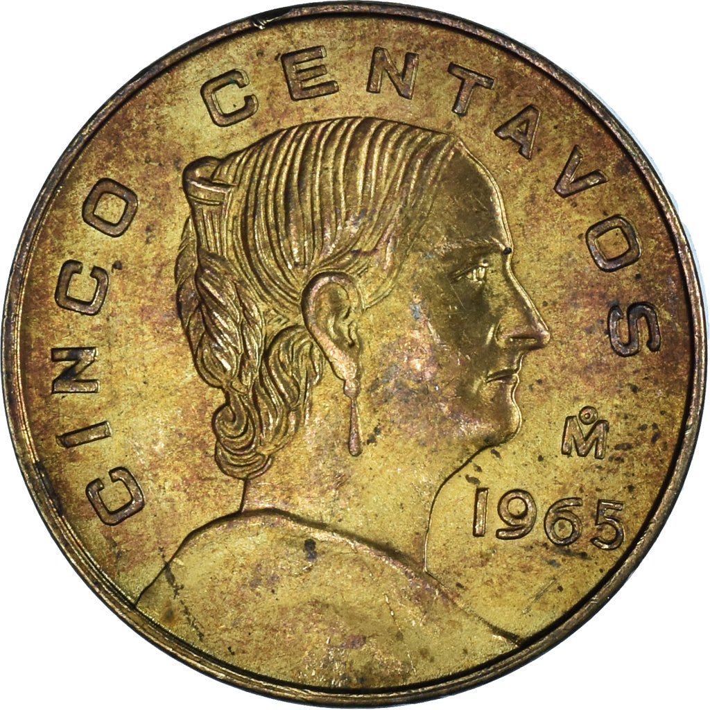 Monnaie, Mexique, 5 Centavos, 1965