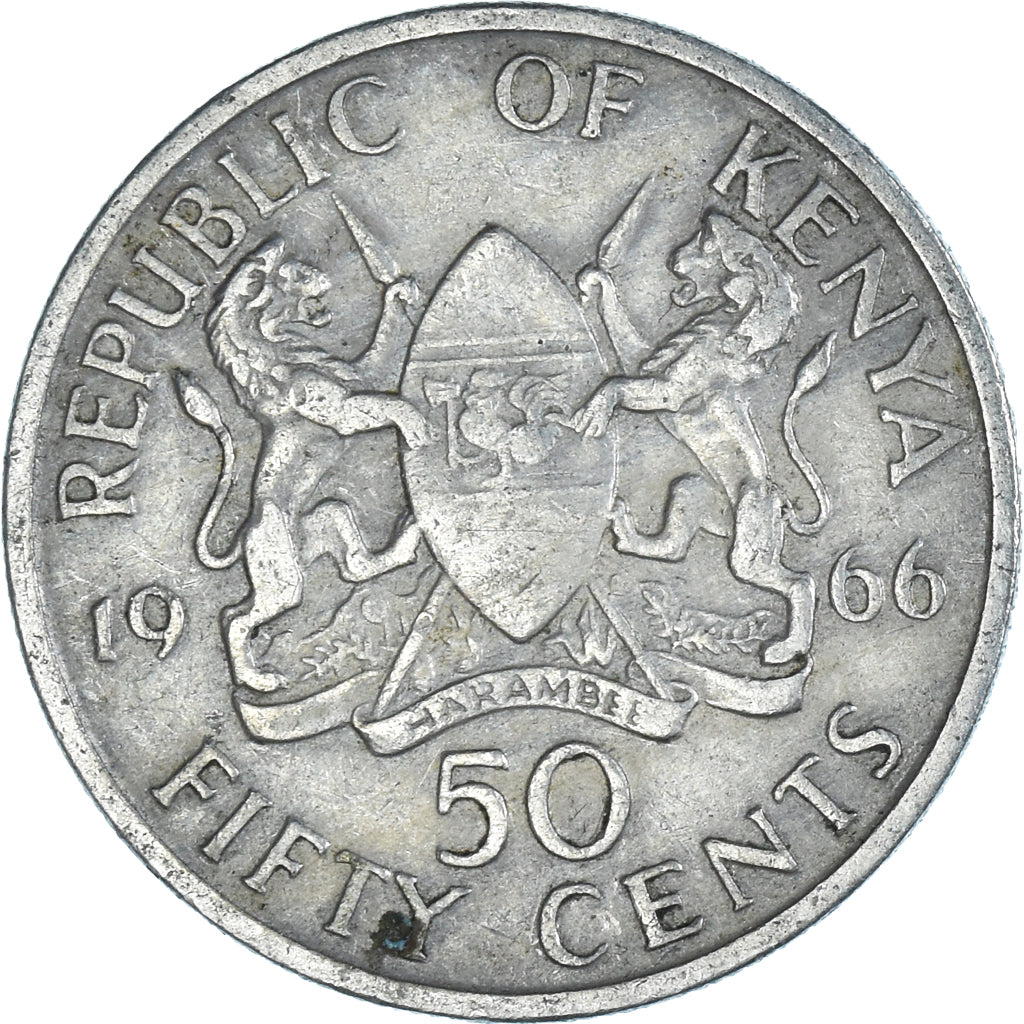 Münze, Kenya, 50 Cents, 1966
