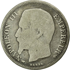 Moneda, Francia, Napoleon III, Napoléon III, Franc, 1857, Paris, BC, Plata