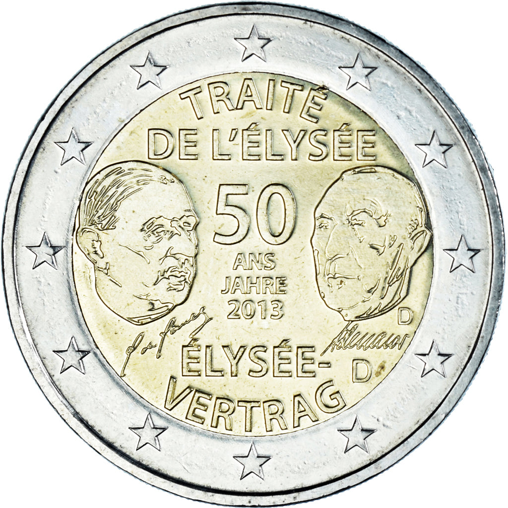 Monnaie, Allemagne, 2 Euro, 2013