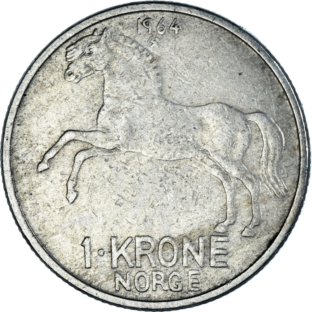 Coin, Norway, Krone, 1964
