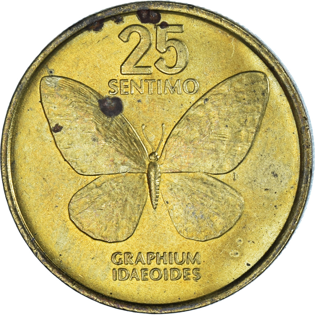 Coin, Philippines, 25 Sentimos, 1990
