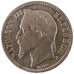 FRANCE, Napoléon III, 1 Franc, 1866, Paris, VF(30-35), Silver, Gadoury #463, 4..