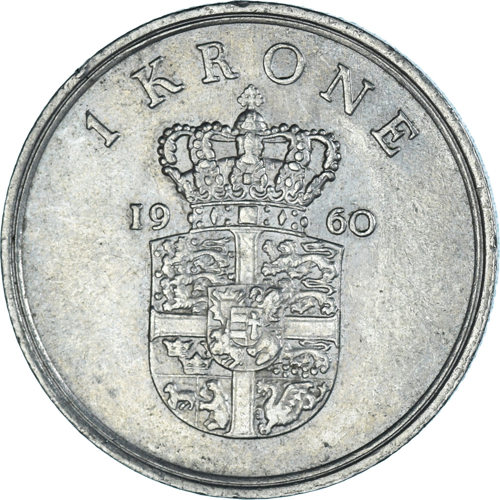 Munten, Denemarken, Krone, 1960